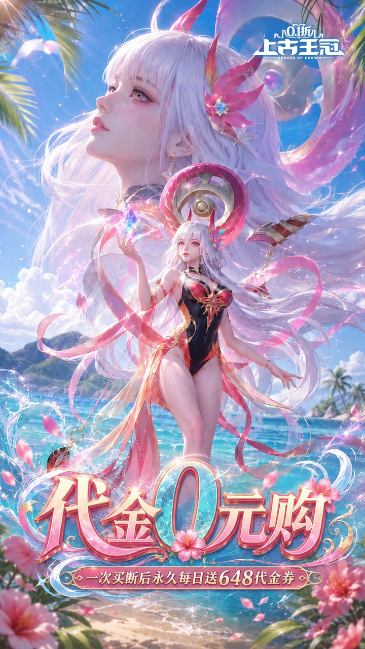 上古王冠游戏原画-角色立绘